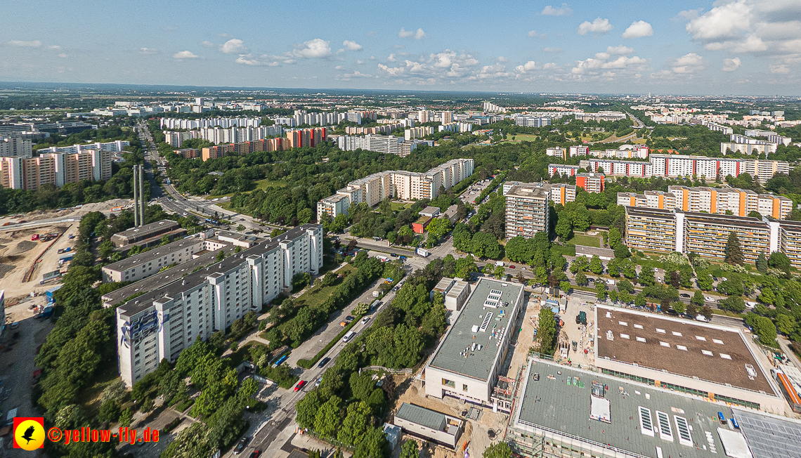 07.06.2023 - Baustelle zur Grundschule am Karl-Marx-Ring in Neuperlach